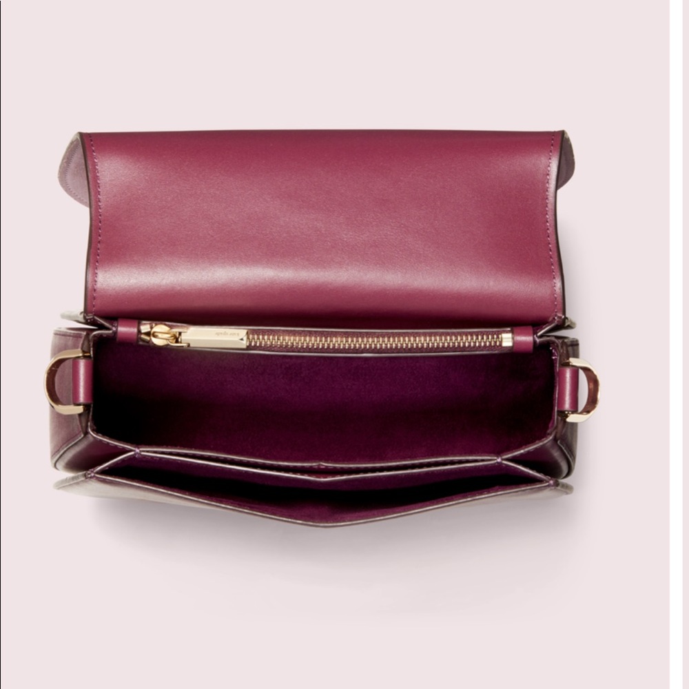 NWT. 3rd price drop! AUTH Kate ♠️ suede saddle bag - Picture 8 of 8